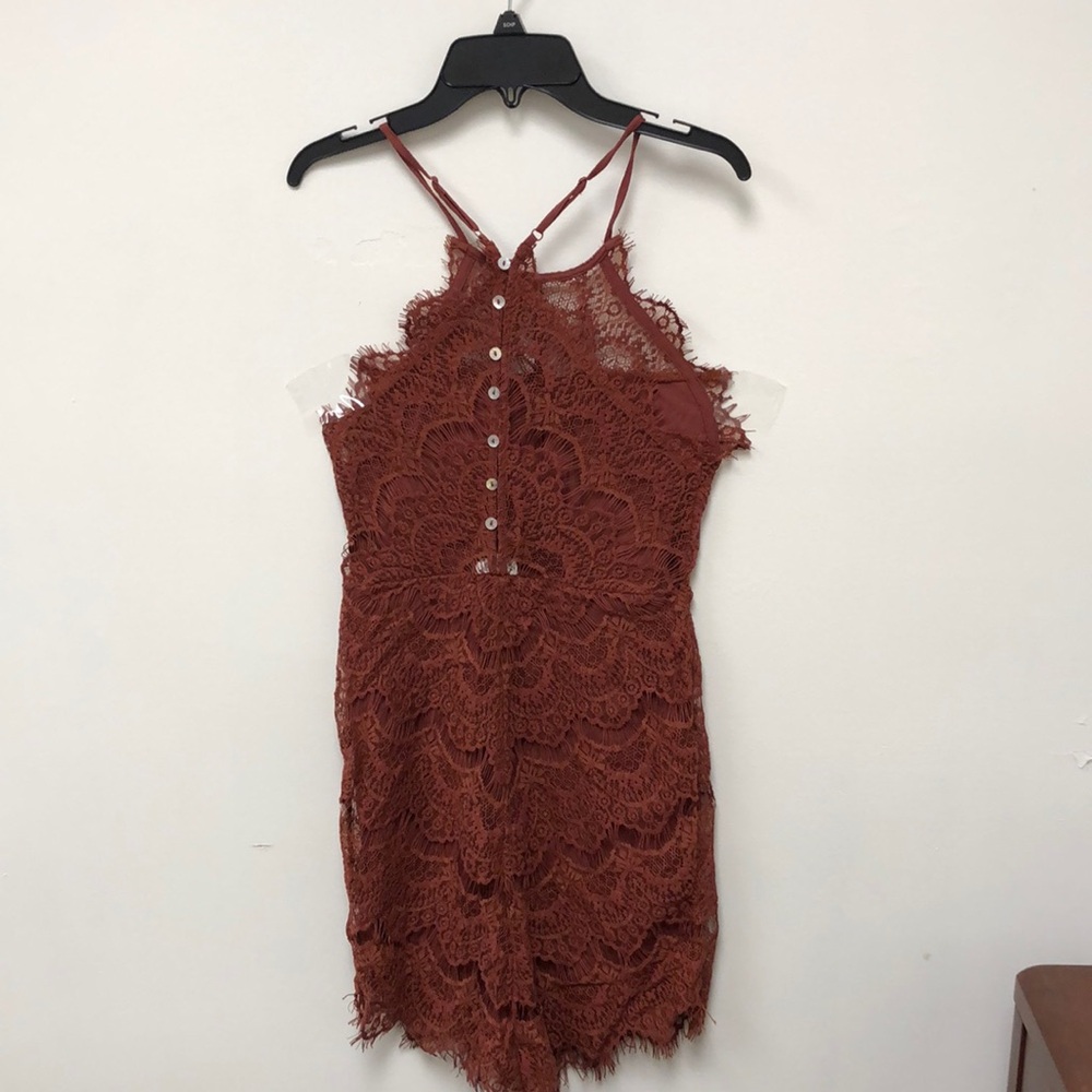 Sexy Free People Rust Color Dress